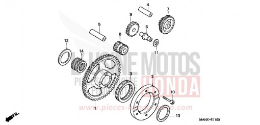 STARTING CLUTCH NX650X de 1999